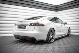 Heck Ansatz Cup Diffusor Heck Schürze Tesla Model S...